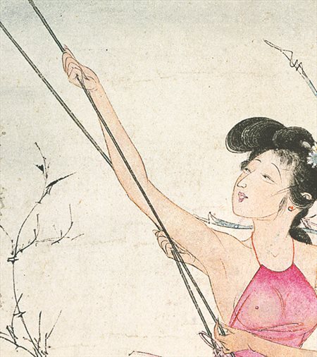 广饶-胡也佛的仕女画和最知名的金瓶梅秘戏图